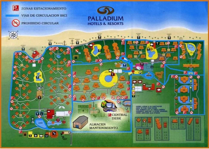 Carte Grand Palladium Punta Cana